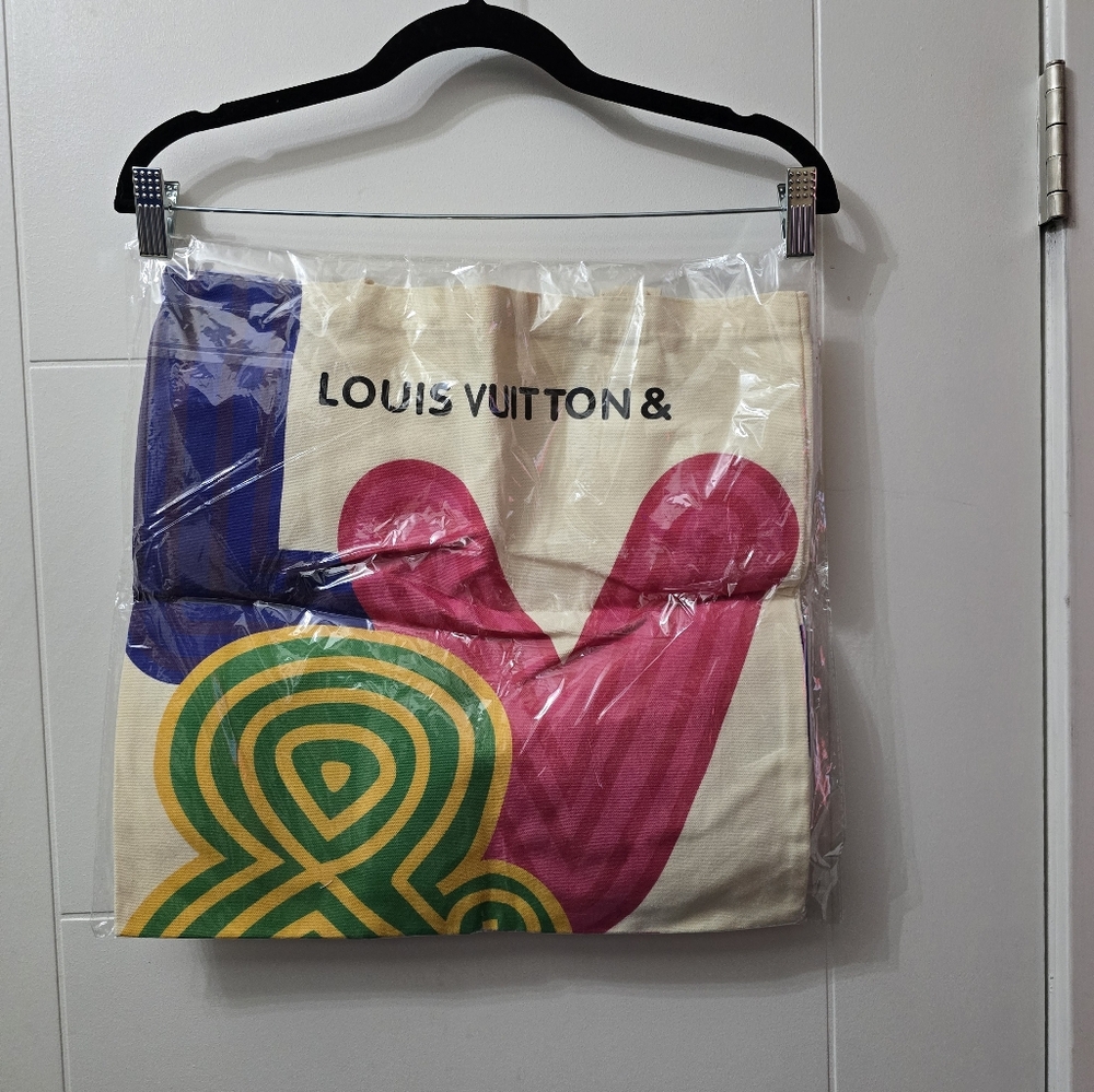 Louis Vuitton Canvas Eco Tote Bag Shinsen Exhibition Limited from JP A